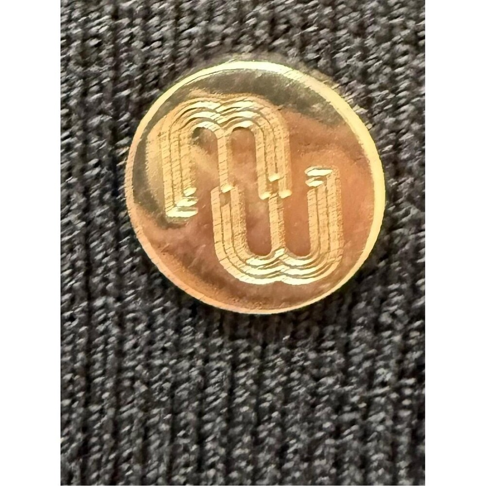 Maje Women's Black and Gold Shirt - Picture 5 of 7